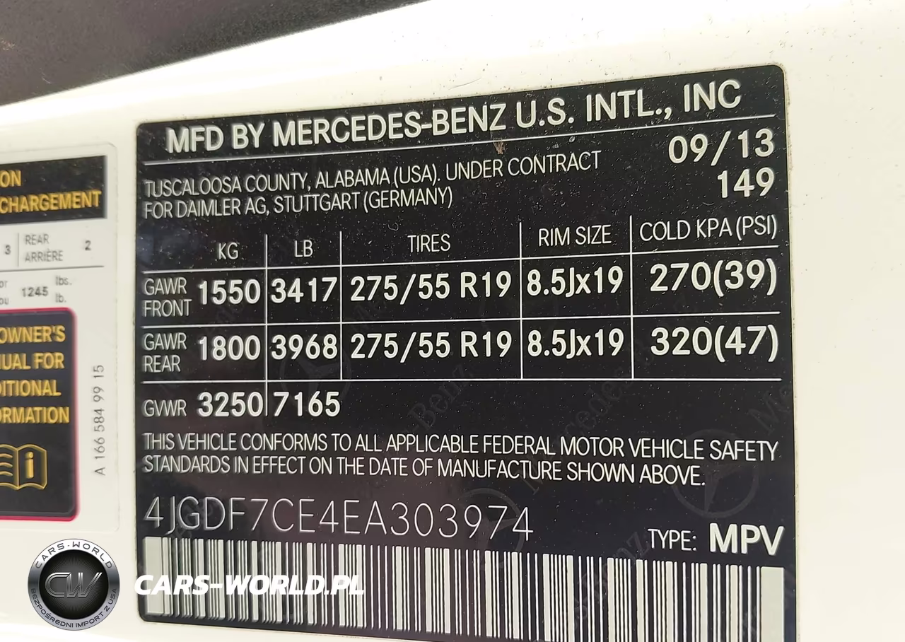 2014 Mercedes-Benz Gl 450 4Matic VIN:4JGDF7CE4EA303974 - 9