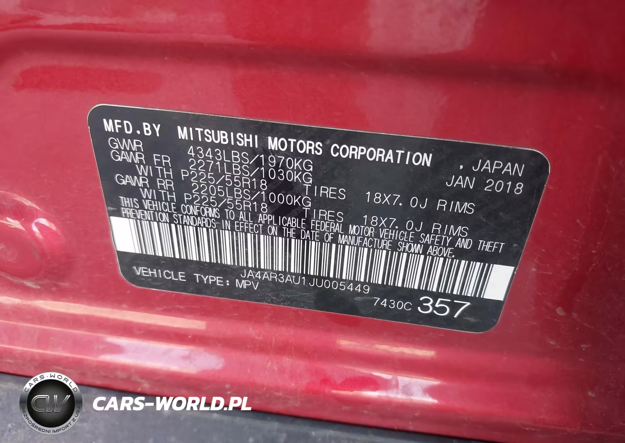 2018 Mitsubishi Outlander Sport 2.0 Le VIN:JA4AR3AU1JU005449 - 9