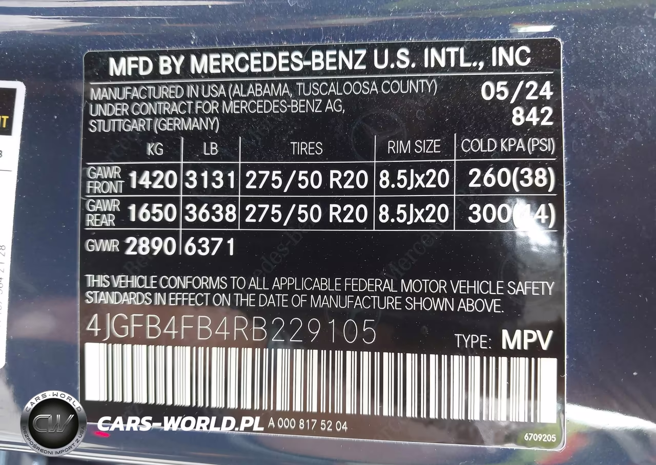 2024 Mercedes-Benz Gle 350 4Matic VIN:4JGFB4FB4RB229105 - 9