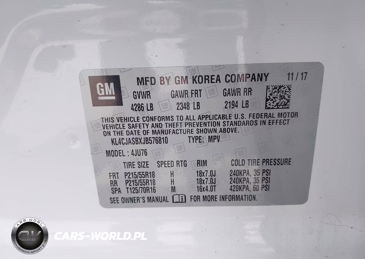 2018 Buick Encore Preferred VIN:KL4CJASBXJB576810 - 9