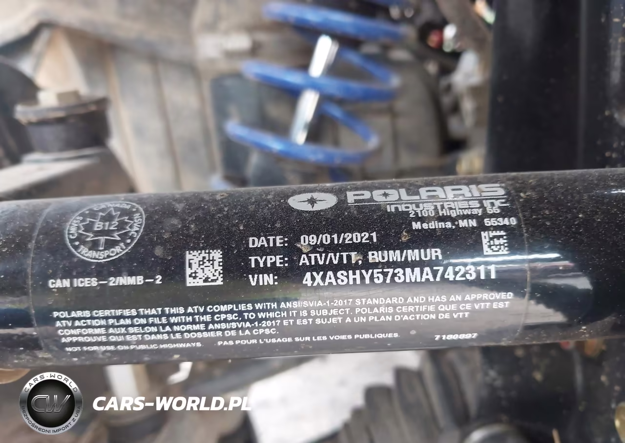2021 Polaris Sportsman Trail 570 VIN:4XASHY573MA742311 - 10