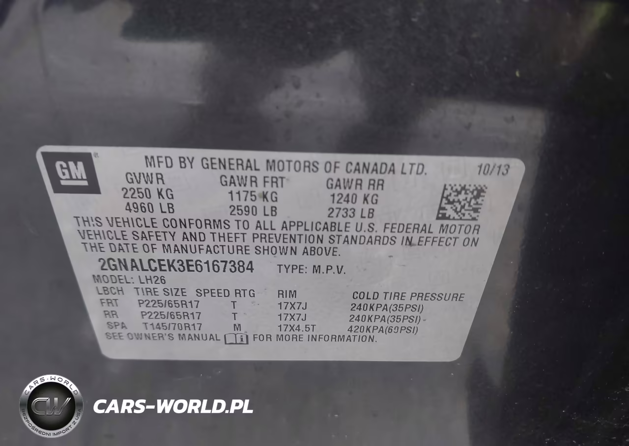 2014 Chevrolet Equinox Lt VIN:2GNALCEK3E6167384 - 9