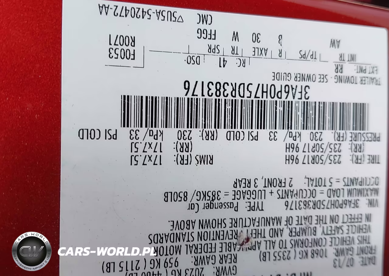 2013 Ford Fusion Se VIN:3FA6P0H75DR383176 - 9