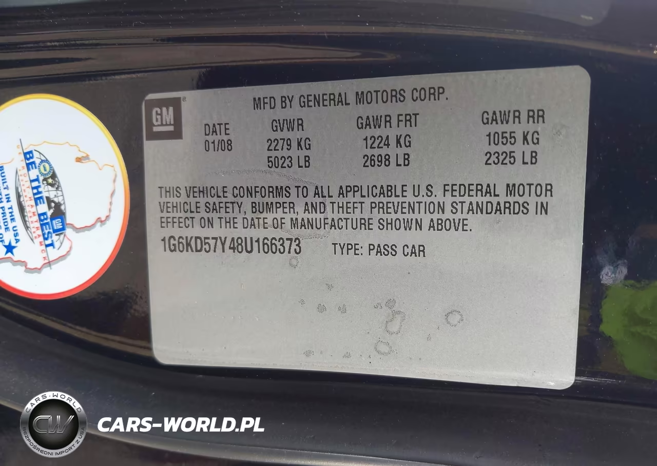 2008 Cadillac Dts 1Sc VIN:1G6KD57Y48U166373 - 9