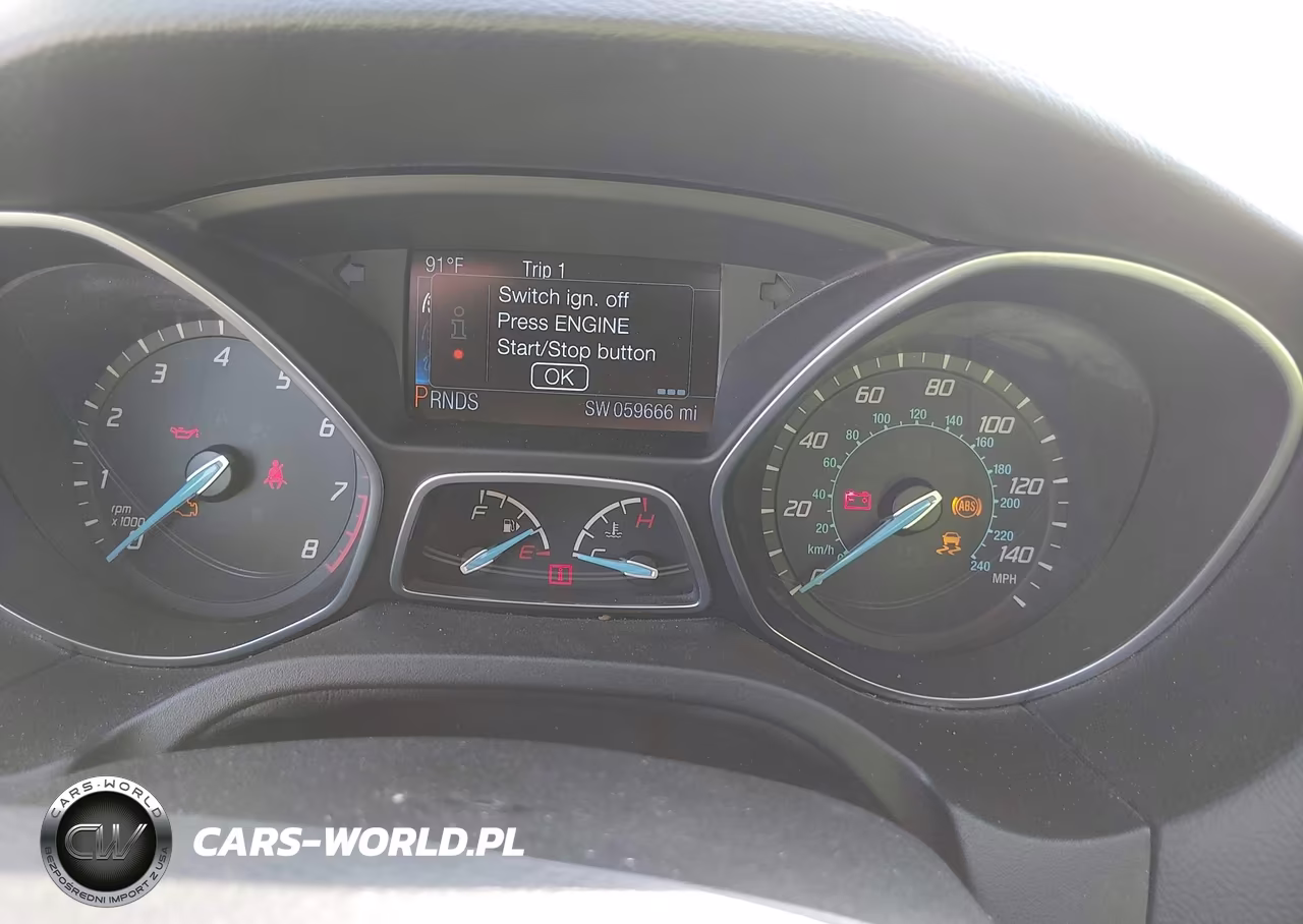 2014 Ford Focus Titanium VIN:1FADP3J22EL257994 - 7