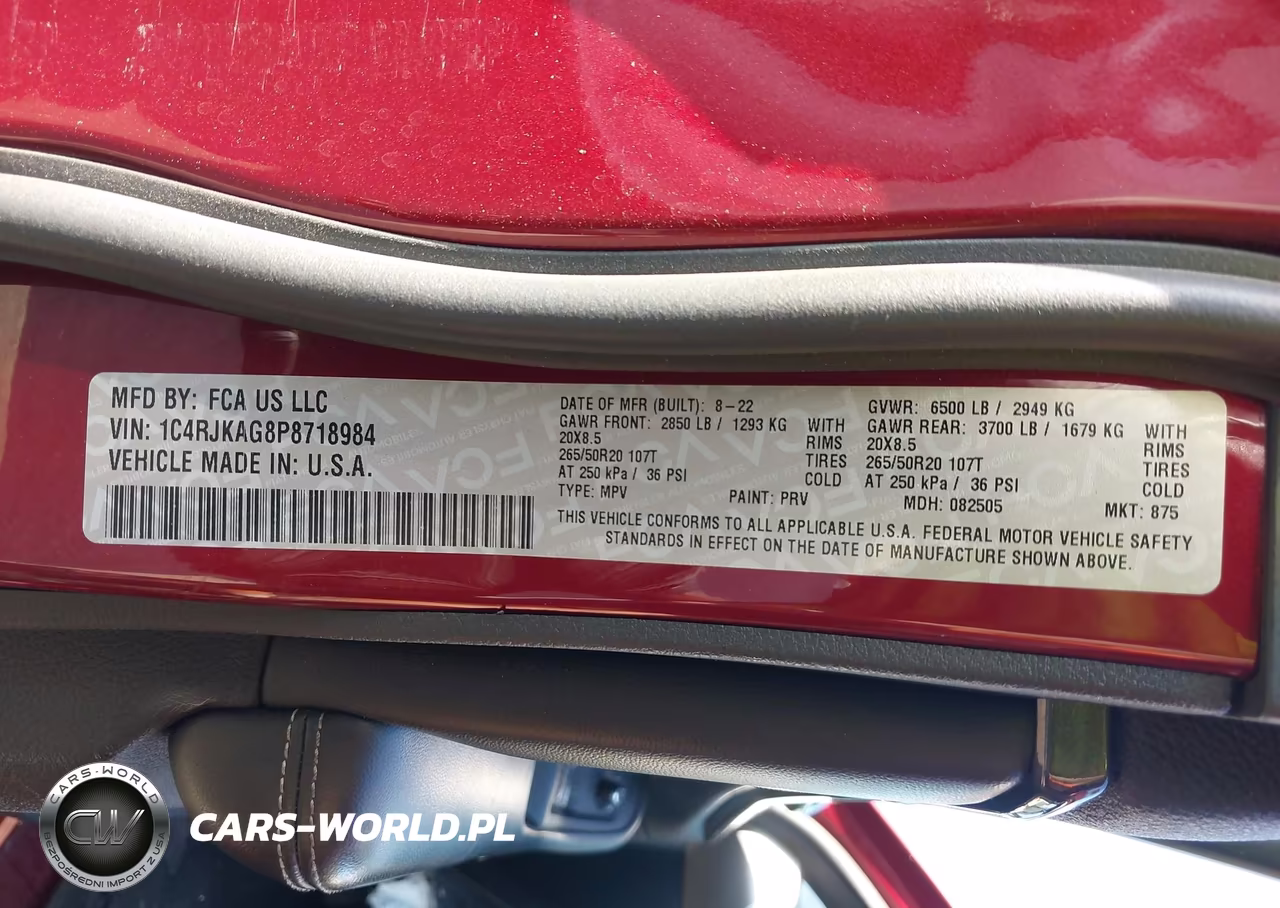 2023 Jeep Grand Cherokee L Laredo VIN:1C4RJKAG8P8718984 - 9
