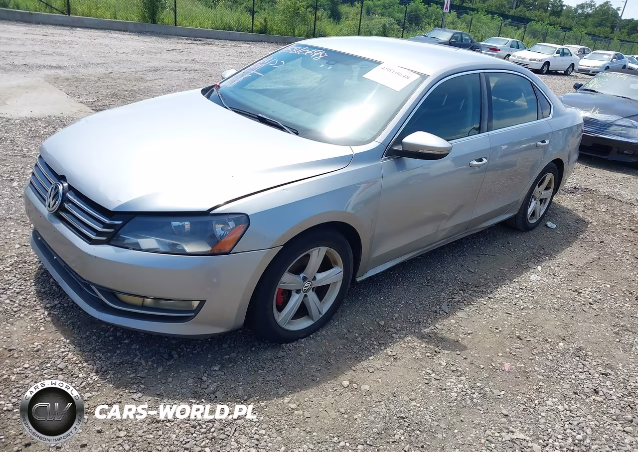 2012 Volkswagen Passat 2.5L Se VIN:1VWBP7A30CC072130 - 2