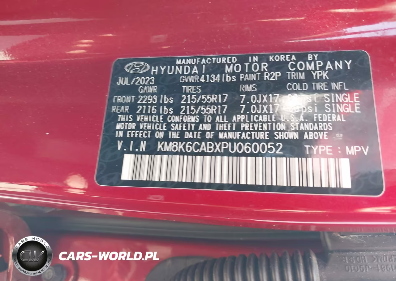 2023 Hyundai Kona Sel VIN:KM8K6CABXPU060052 - 9