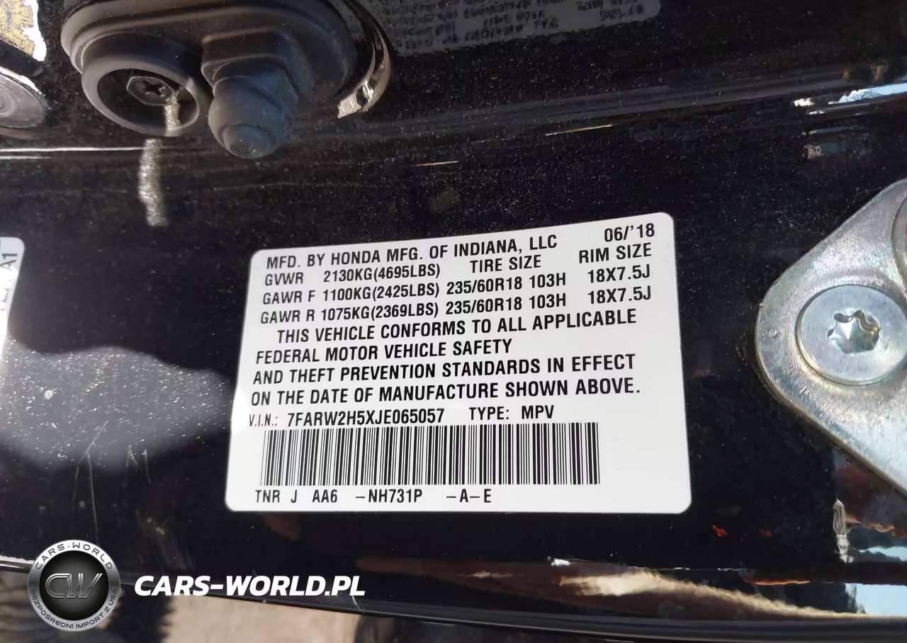 2018 Honda Cr-V Ex VIN:7FARW2H5XJE065057 - 9