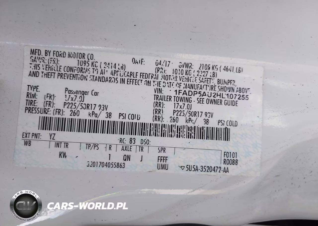 2017 Ford C-Max Hybrid Se VIN:1FADP5AU2HL107255 - 9