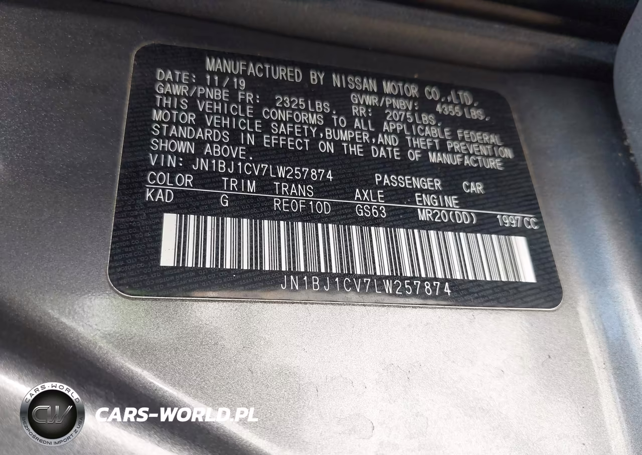2020 Nissan Rogue Sport Sv Fwd Xtronic Cvt VIN:JN1BJ1CV7LW257874 - 9