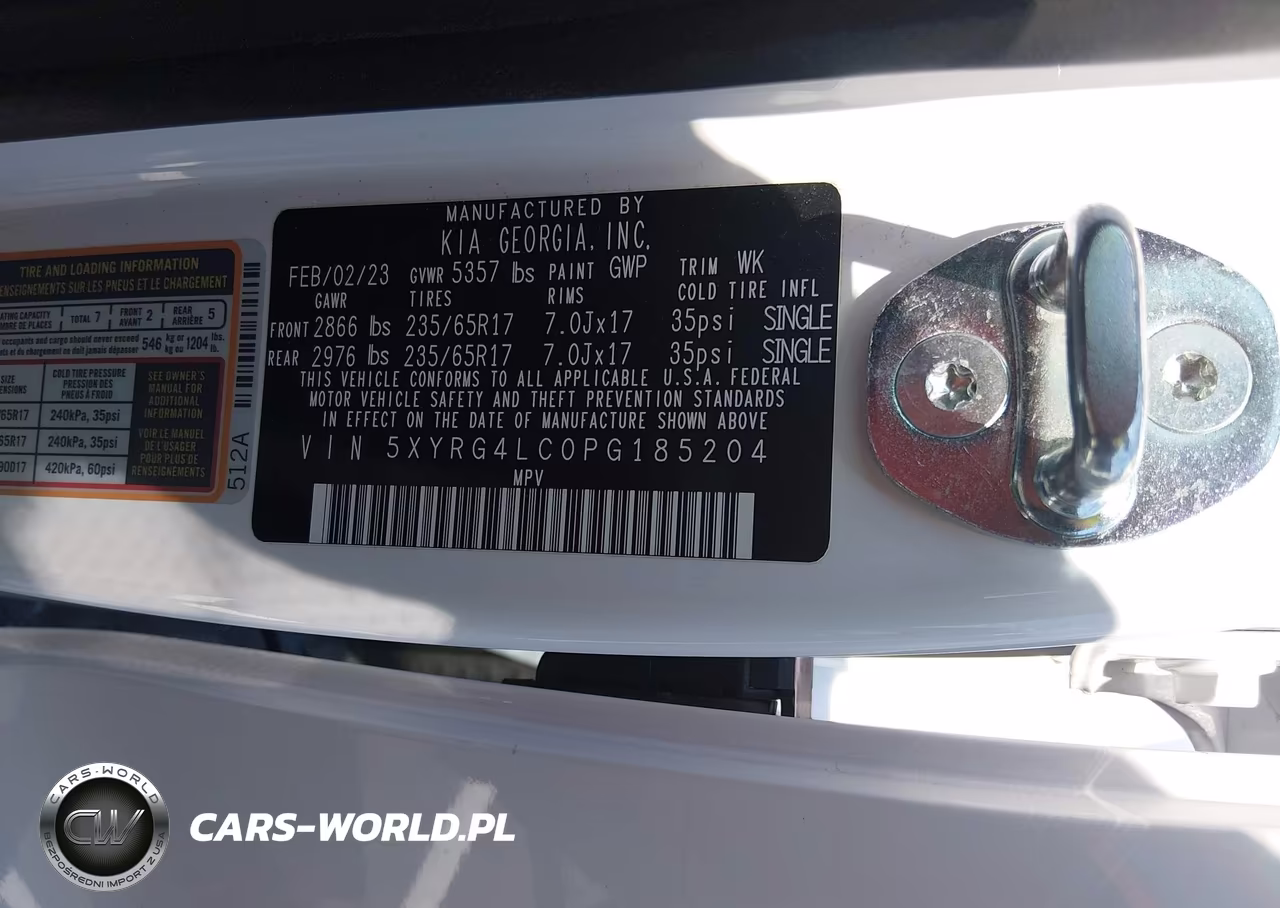 2023 Kia Sorento Lx VIN:5XYRG4LC0PG185204 - 9
