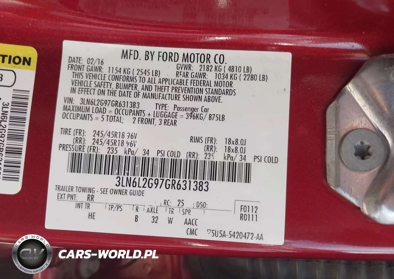 2016 Lincoln Mkz VIN:3LN6L2G97GR631383 - 9