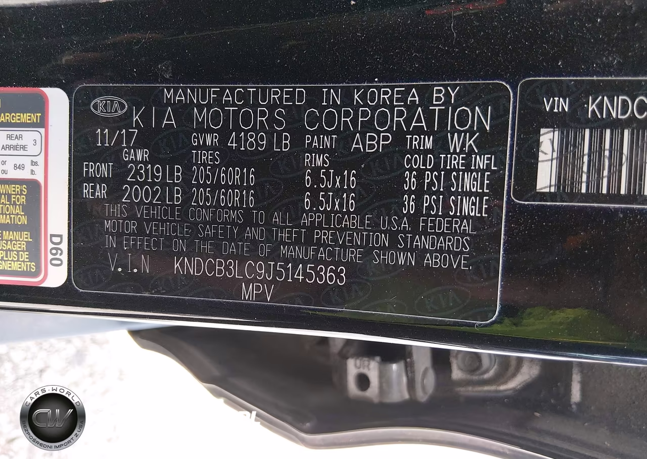 2018 Kia Niro Lx VIN:KNDCB3LC9J5145363 - 9