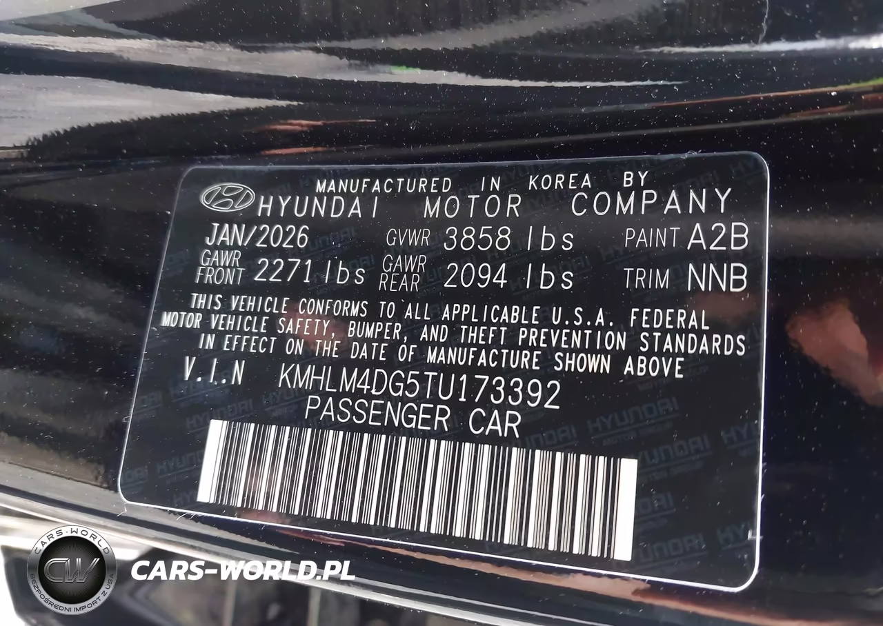 2026 Hyundai Elantra Sel Sport VIN:KMHLM4DG5TU173392 - 9