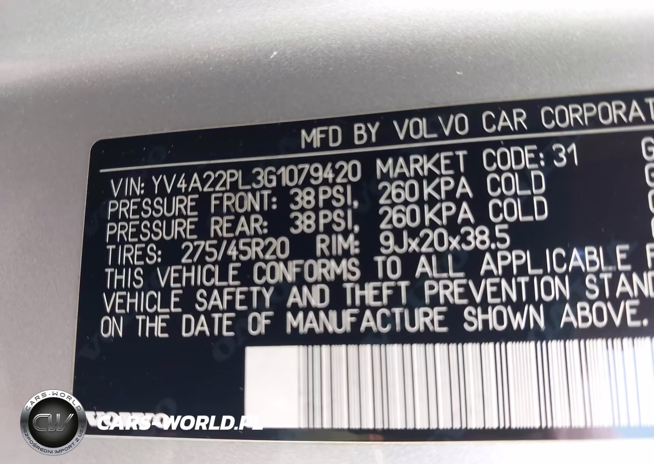 2016 Volvo Xc90 T6 Inscription VIN:YV4A22PL3G1079420 - 9