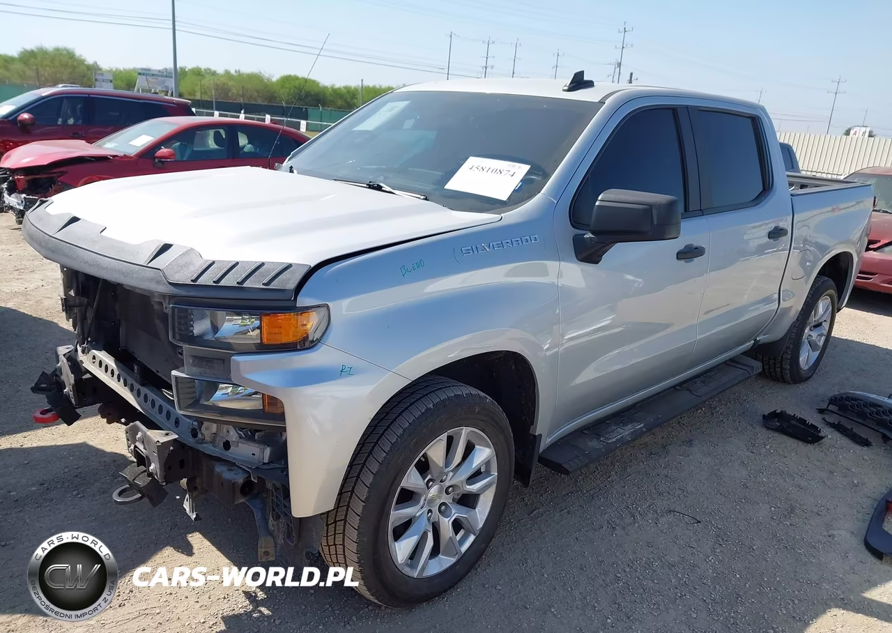 2020 Chevrolet Silverado 1500 2Wd Short Bed Custom VIN:1GCPWBEH2LZ121720 - 2