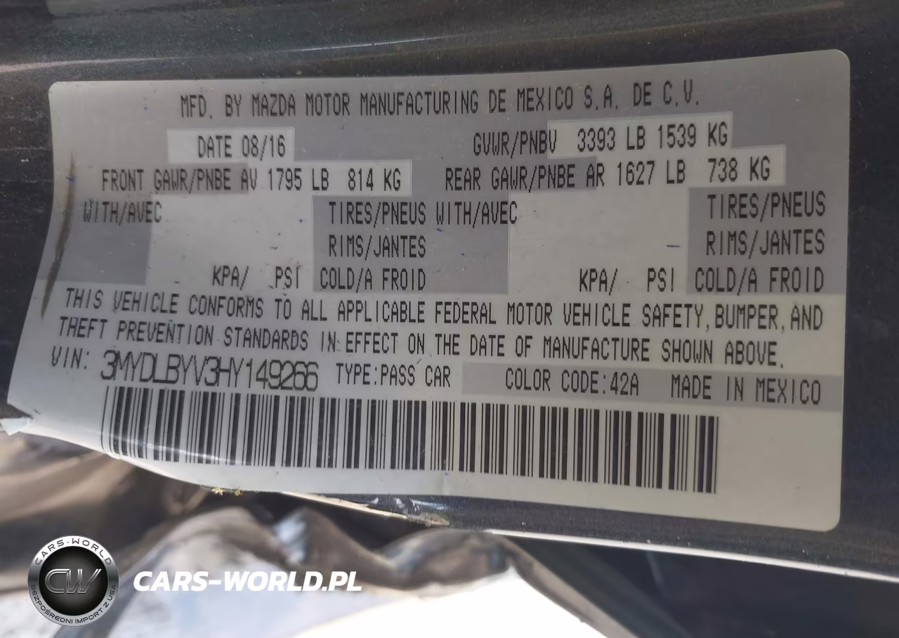 2017 Toyota Yaris Ia VIN:3MYDLBYV3HY149266 - 9