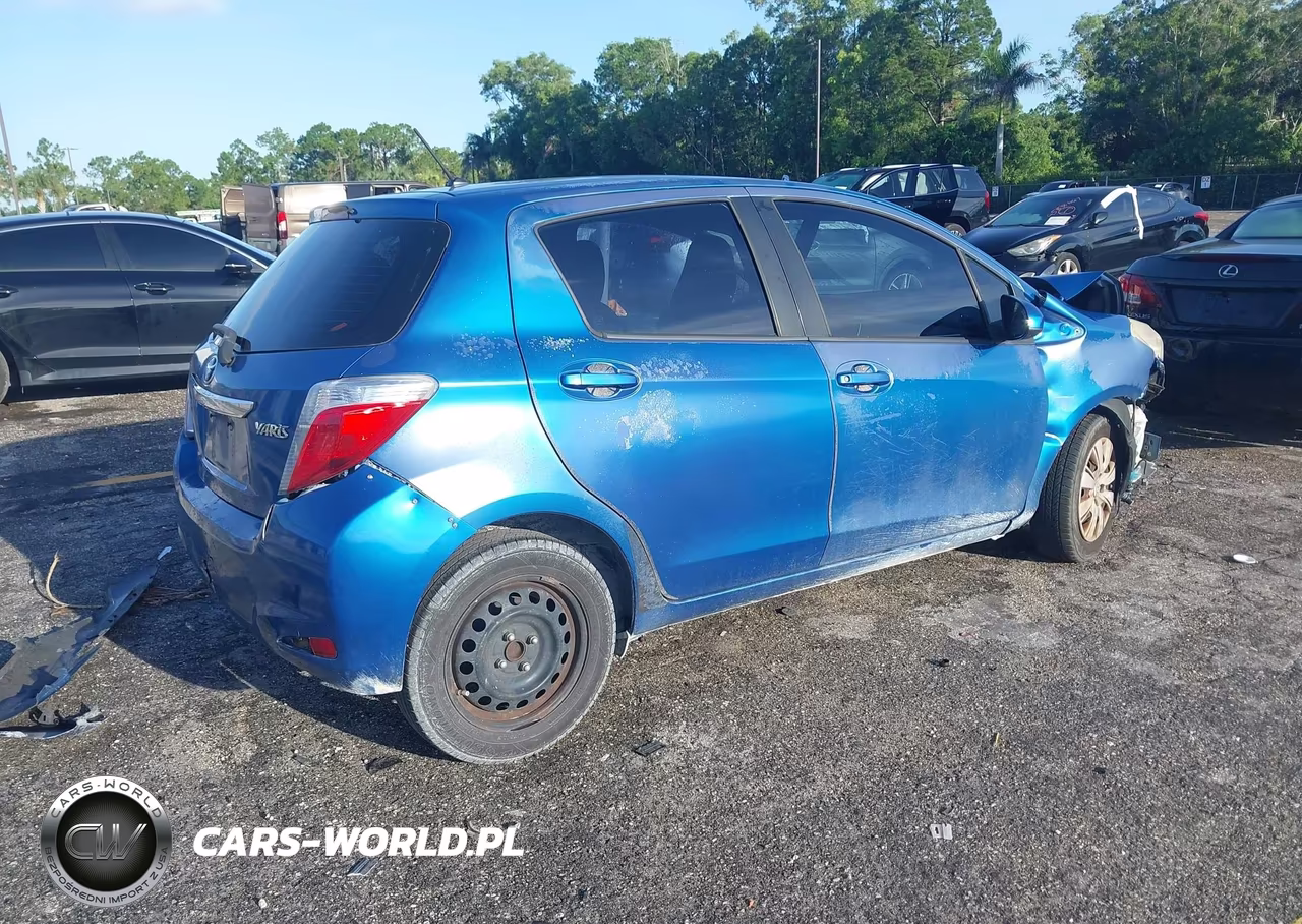 2012 Toyota Yaris L VIN:JTDKTUD34CD536569 - 4