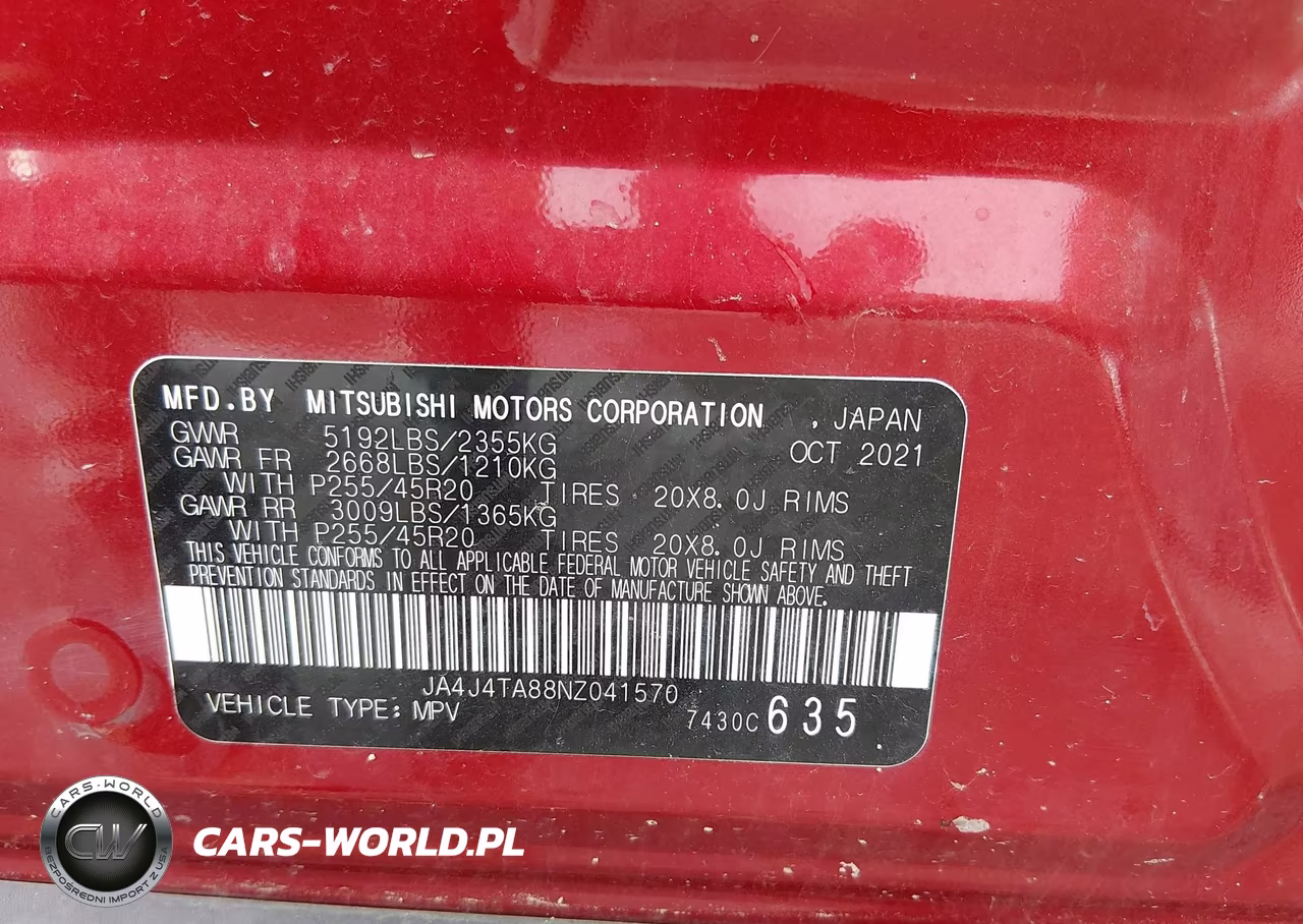 2022 Mitsubishi Outlander Es 2.5 S-Awc VIN:JA4J4TA88NZ041570 - 9