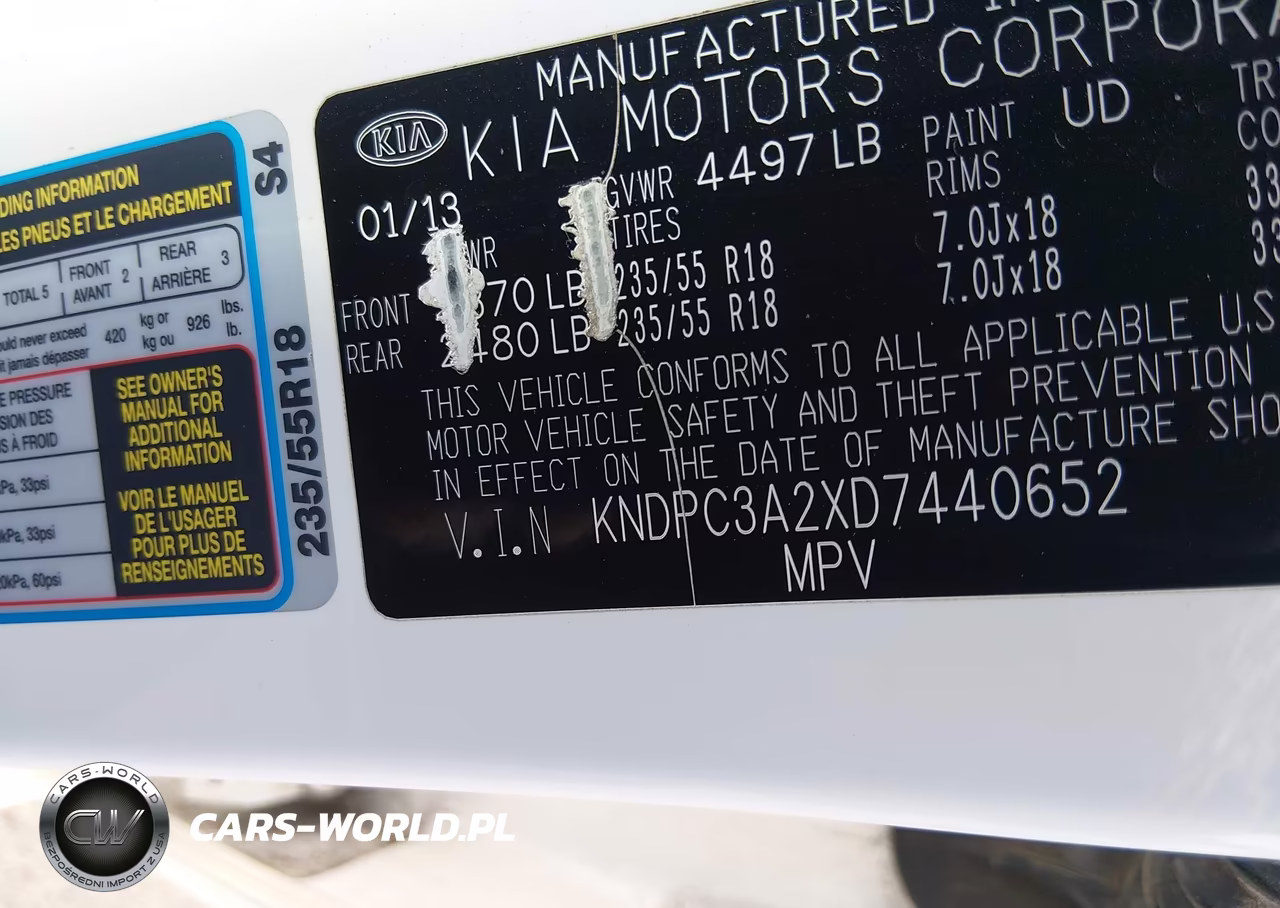 2013 Kia Sportage Ex VIN:KNDPC3A2XD7440652 - 9