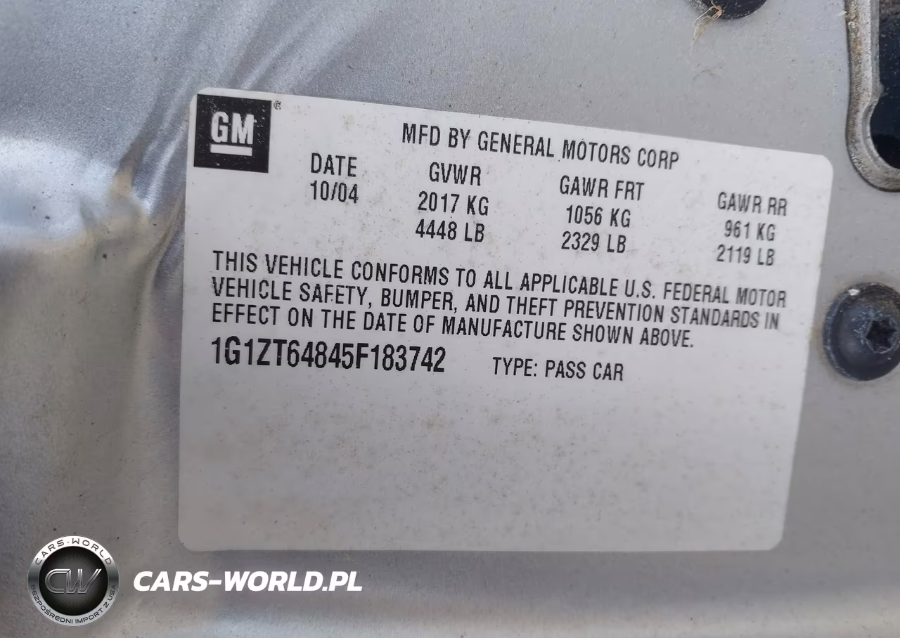 2005 Chevrolet Malibu Maxx Ls VIN:1G1ZT64845F183742 - 9