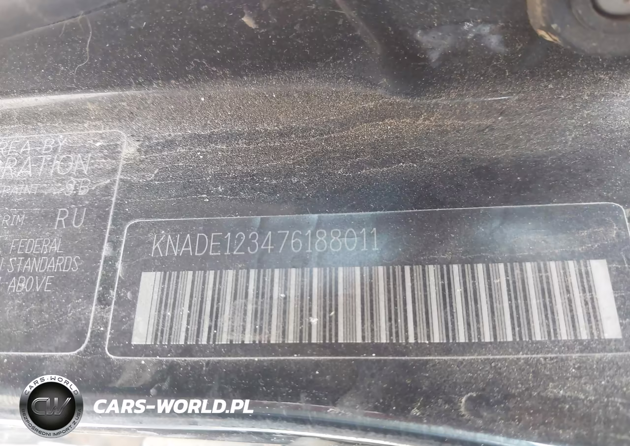 2007 Kia Rio Lx VIN:KNADE123476188011 - 9