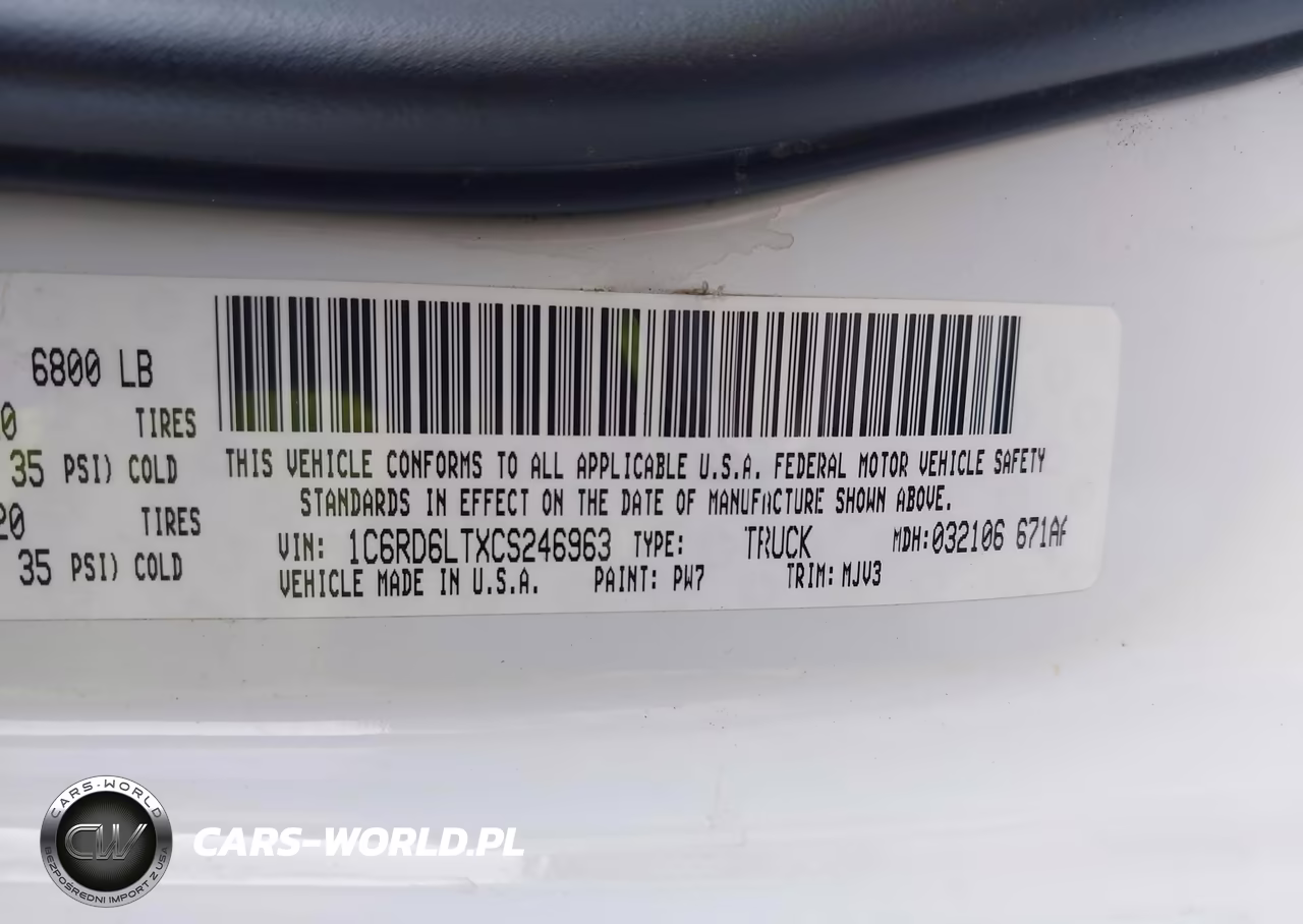 2012 Ram 1500 Lone Star VIN:1C6RD6LTXCS246963 - 9
