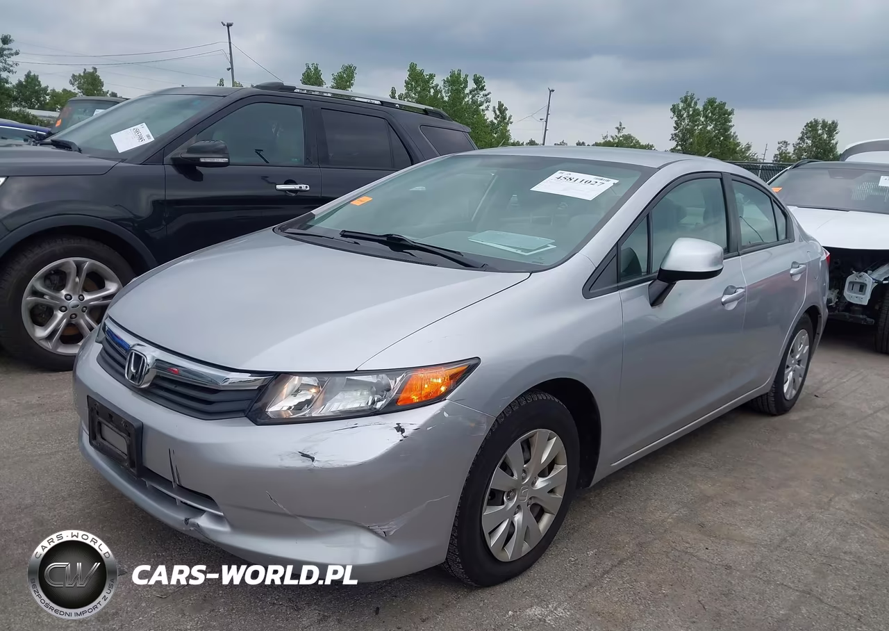 2012 Honda Civic Lx VIN:19XFB2F59CE032816 - 2