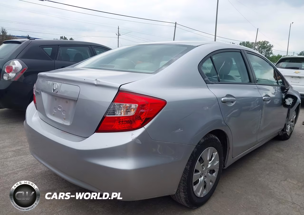2012 Honda Civic Lx VIN:19XFB2F59CE032816 - 4