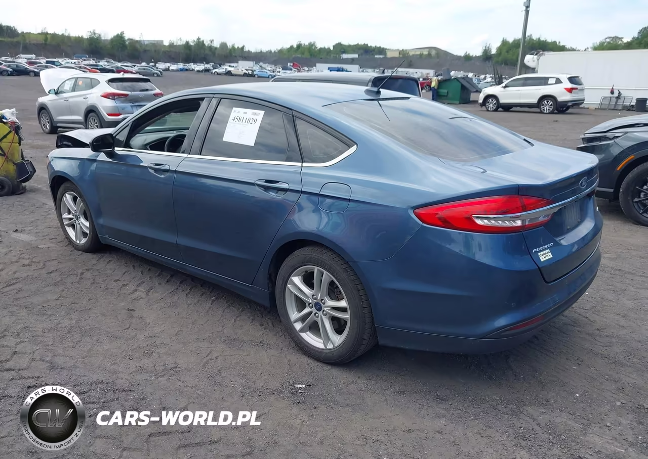 2018 Ford Fusion Se VIN:3FA6P0H71JR179972 - 3