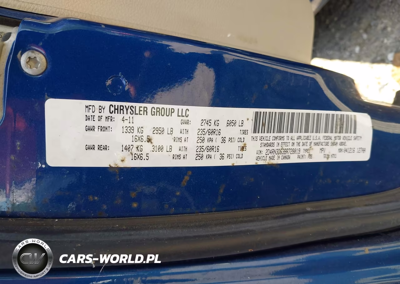 2011 Dodge Grand Caravan Mainstreet VIN:2D4RN3DG3BR728019 - 9