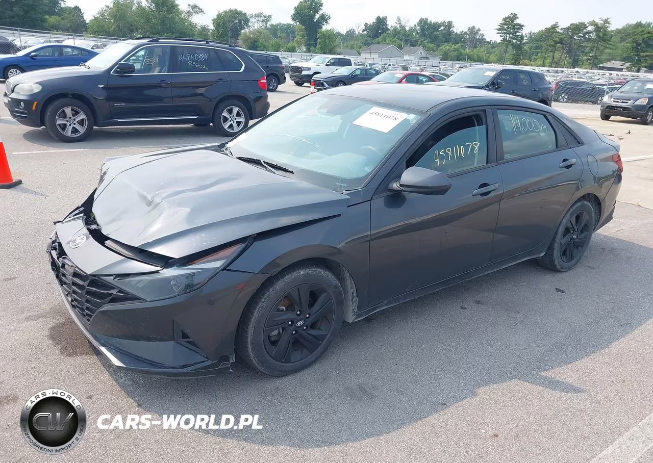2021 Hyundai Elantra Sel VIN:5NPLS4AG0MH037407 - 2