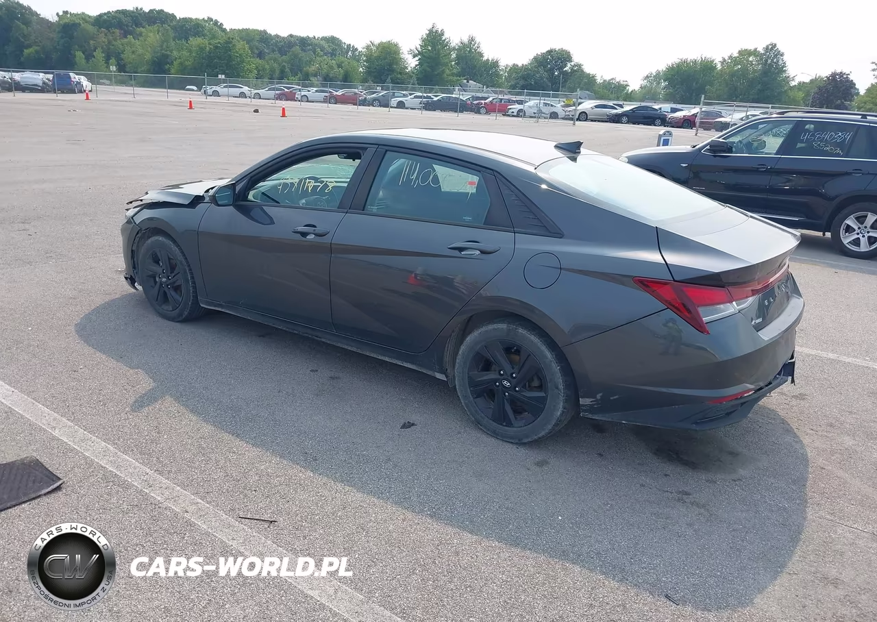 2021 Hyundai Elantra Sel VIN:5NPLS4AG0MH037407 - 3
