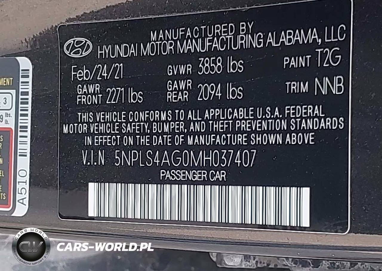 2021 Hyundai Elantra Sel VIN:5NPLS4AG0MH037407 - 9