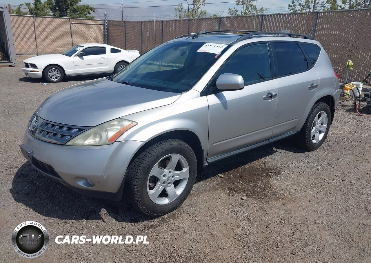 2005 Nissan Murano Sl VIN:JN8AZ08W35W402266 - 2