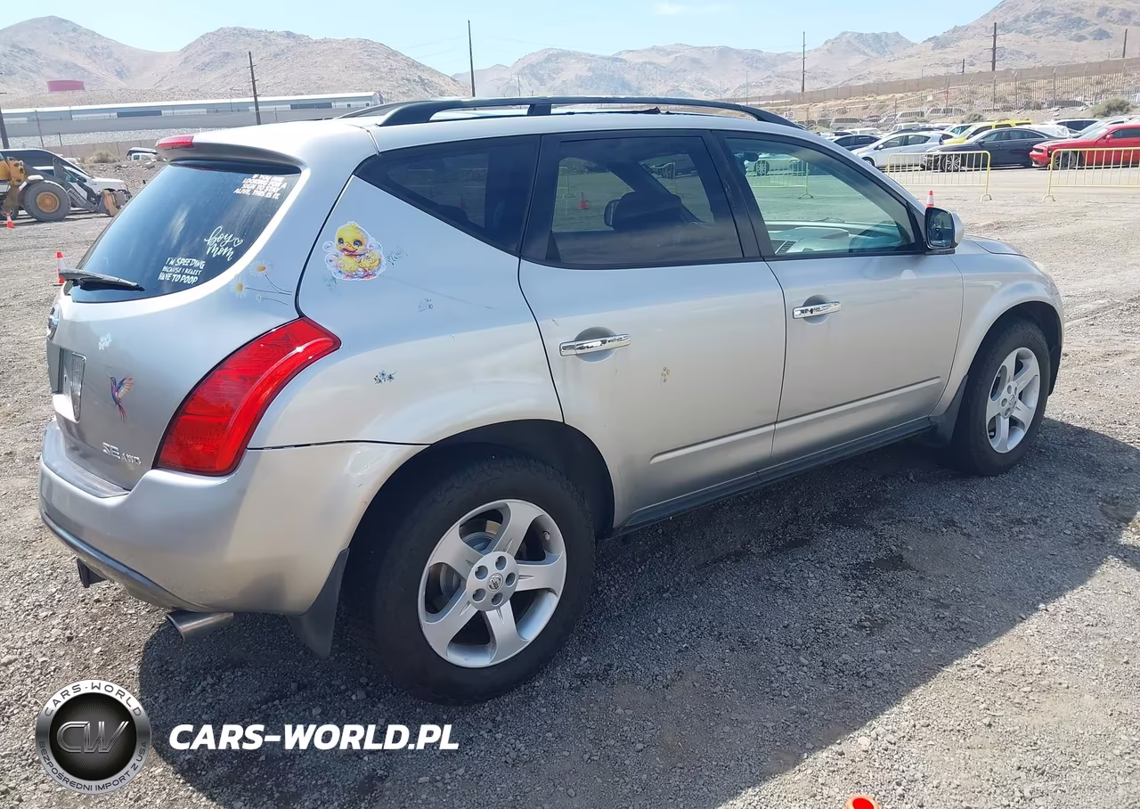 2005 Nissan Murano Sl VIN:JN8AZ08W35W402266 - 4