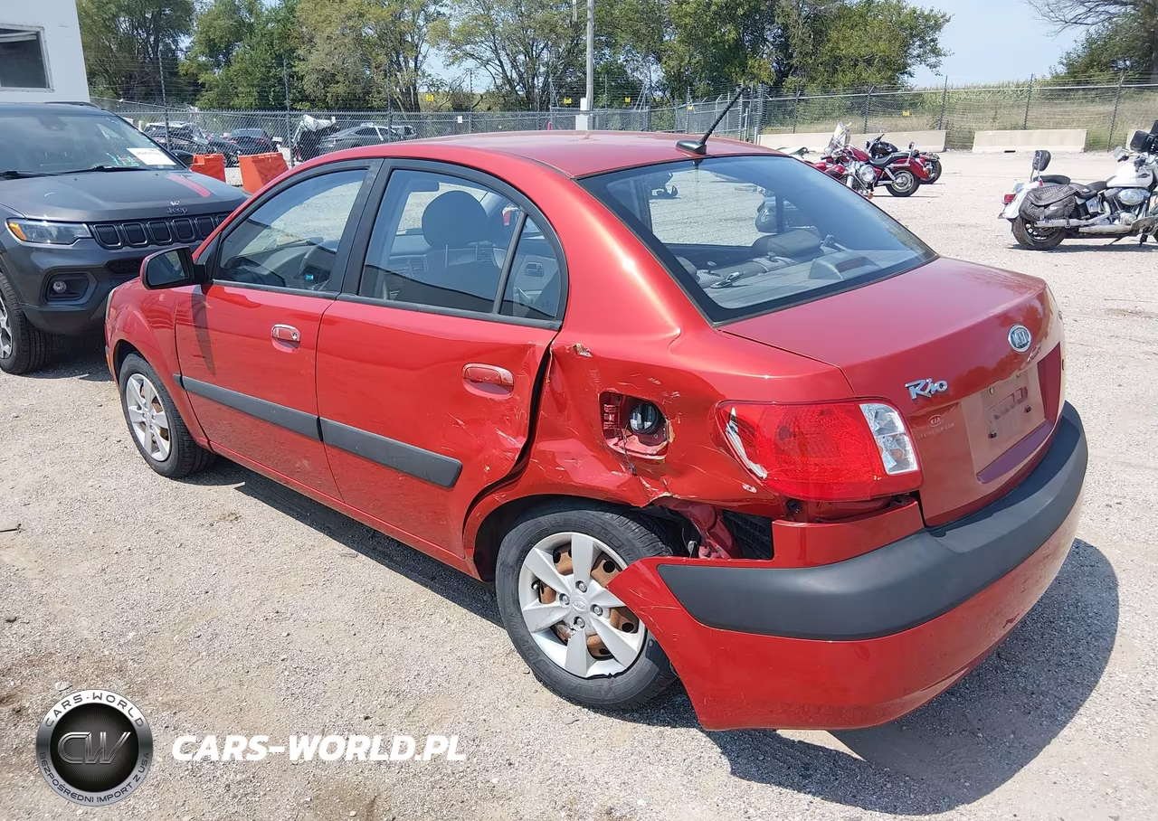 2009 Kia Rio Lx VIN:KNADE223996536815 - 3