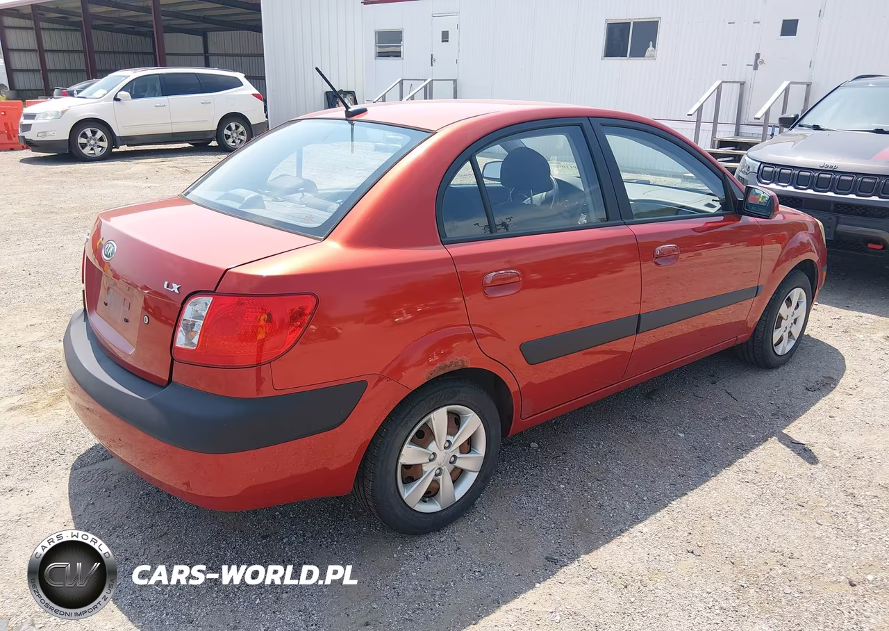 2009 Kia Rio Lx VIN:KNADE223996536815 - 4