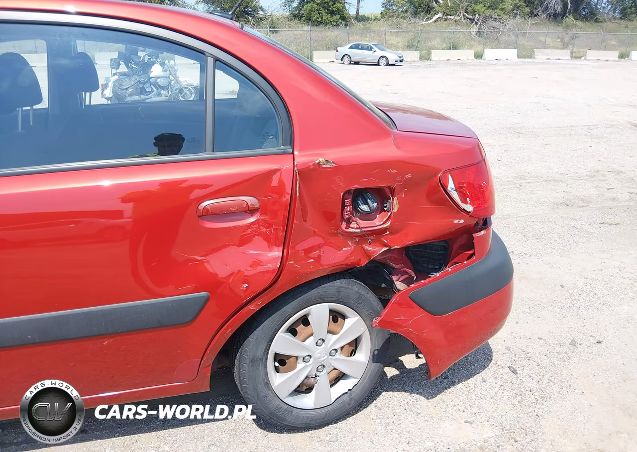 2009 Kia Rio Lx VIN:KNADE223996536815 - 6