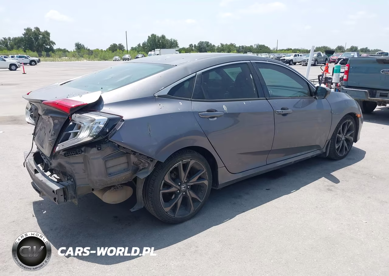 2019 Honda Civic Sport VIN:19XFC2F80KE004022 - 4