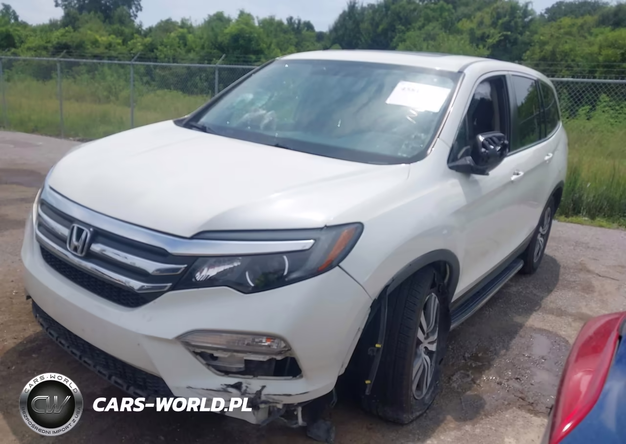 2017 Honda Pilot Ex-L VIN:5FNYF5H57HB035422 - 2