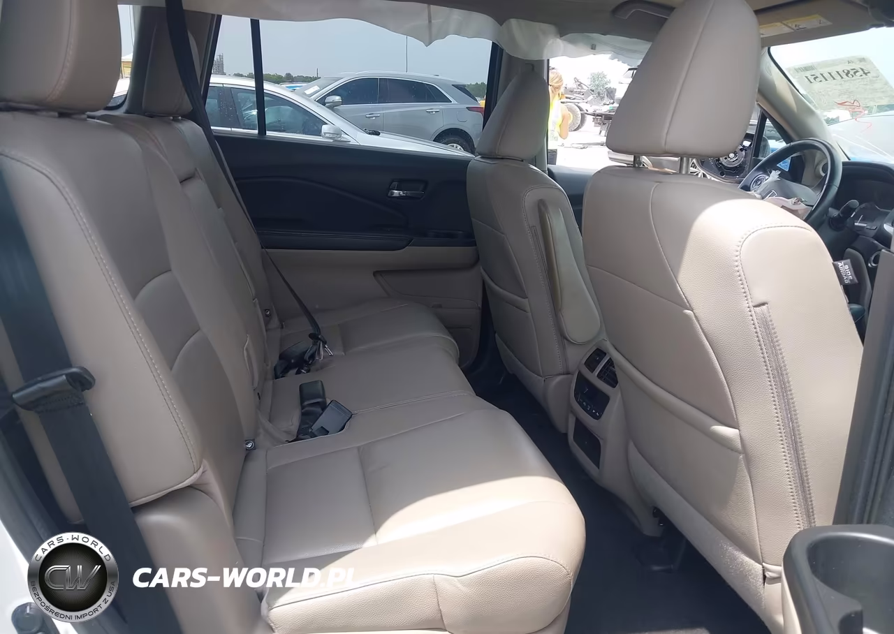 2017 Honda Pilot Ex-L VIN:5FNYF5H57HB035422 - 8