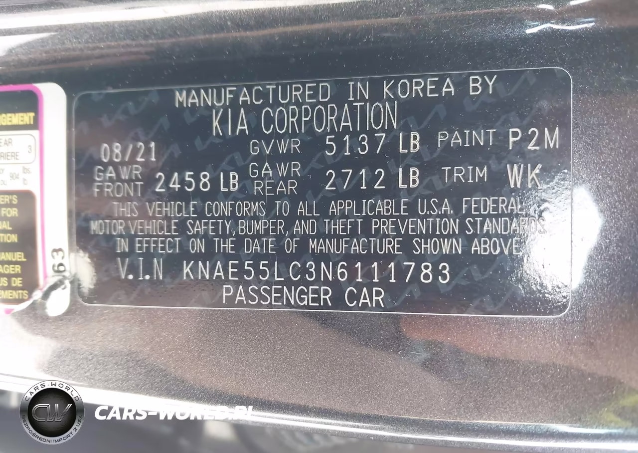 2022 Kia Stinger Gt2 VIN:KNAE55LC3N6111783 - 9