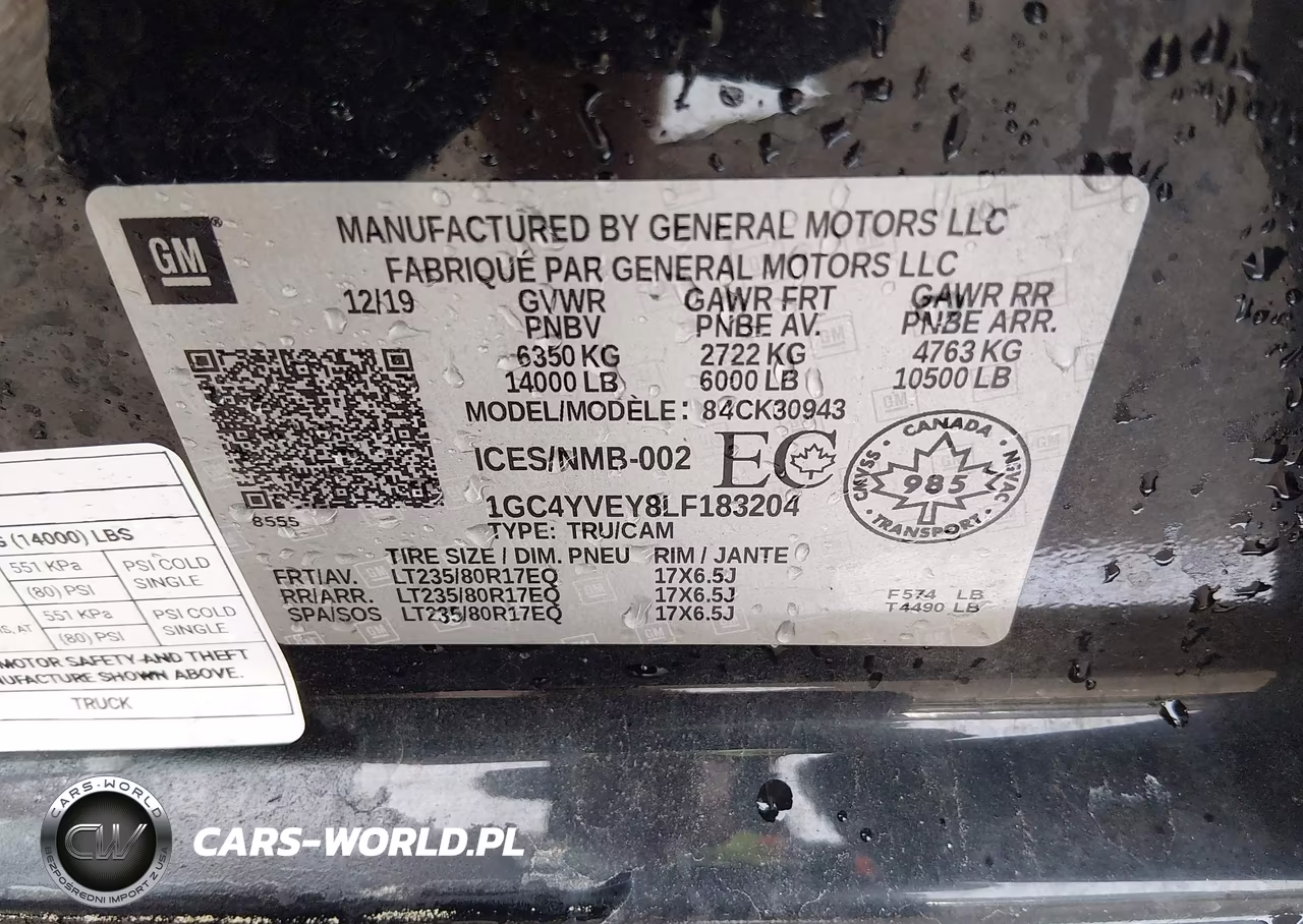 2020 Chevrolet Silverado 3500Hd High Country VIN:1GC4YVEY8LF183204 - 8