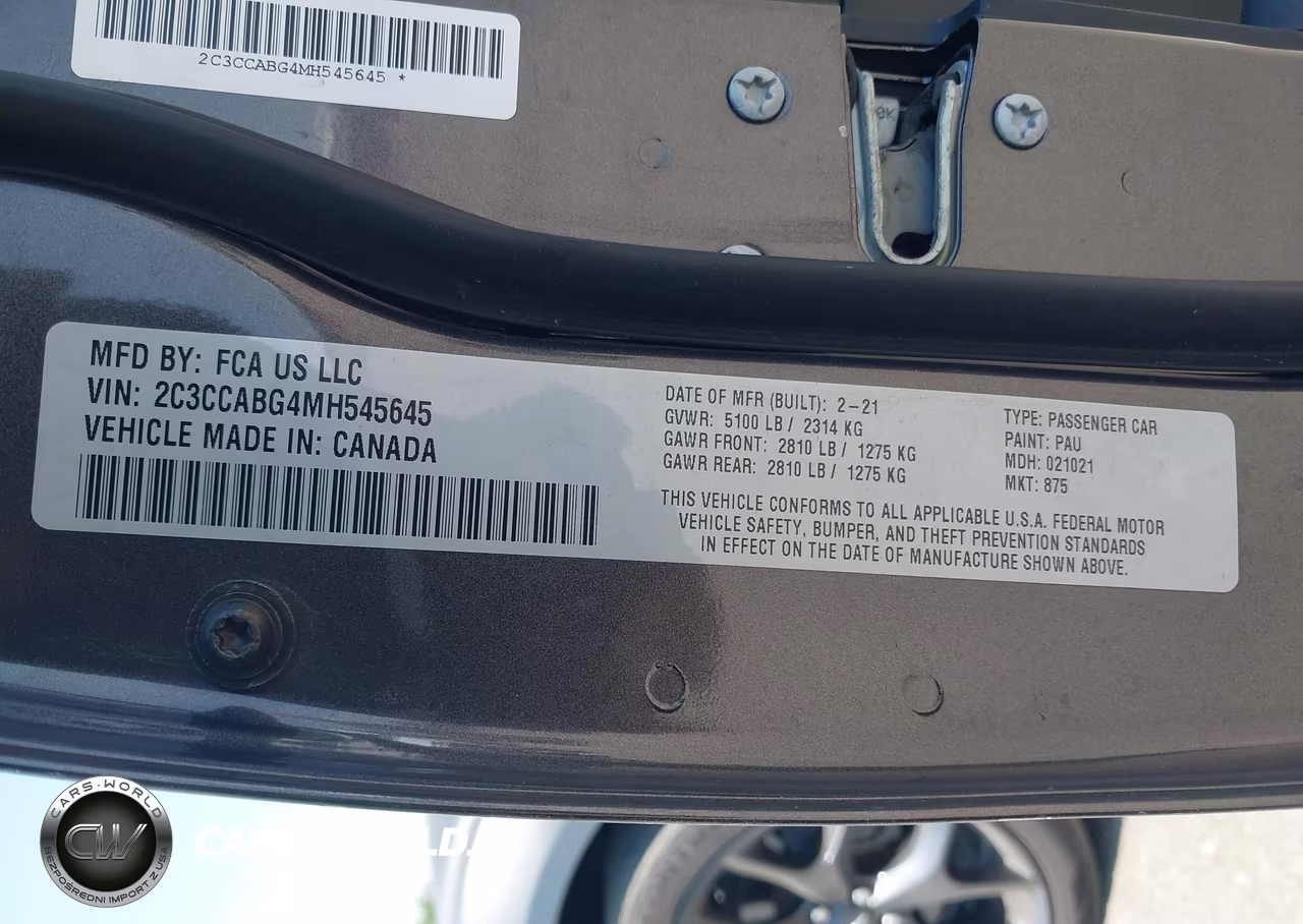 2021 Chrysler 300 300S VIN:2C3CCABG4MH545645 - 9