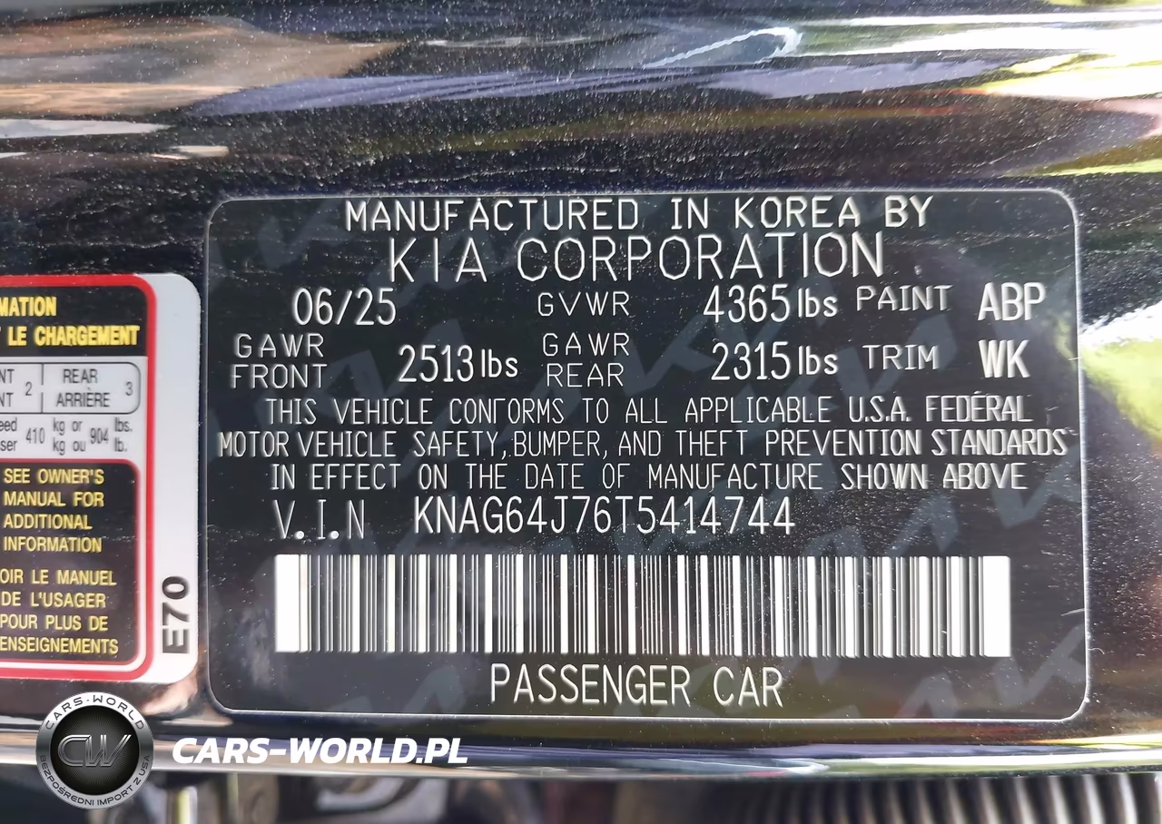 2026 Kia K5 Gt-Line Fwd VIN:KNAG64J76T5414744 - 9