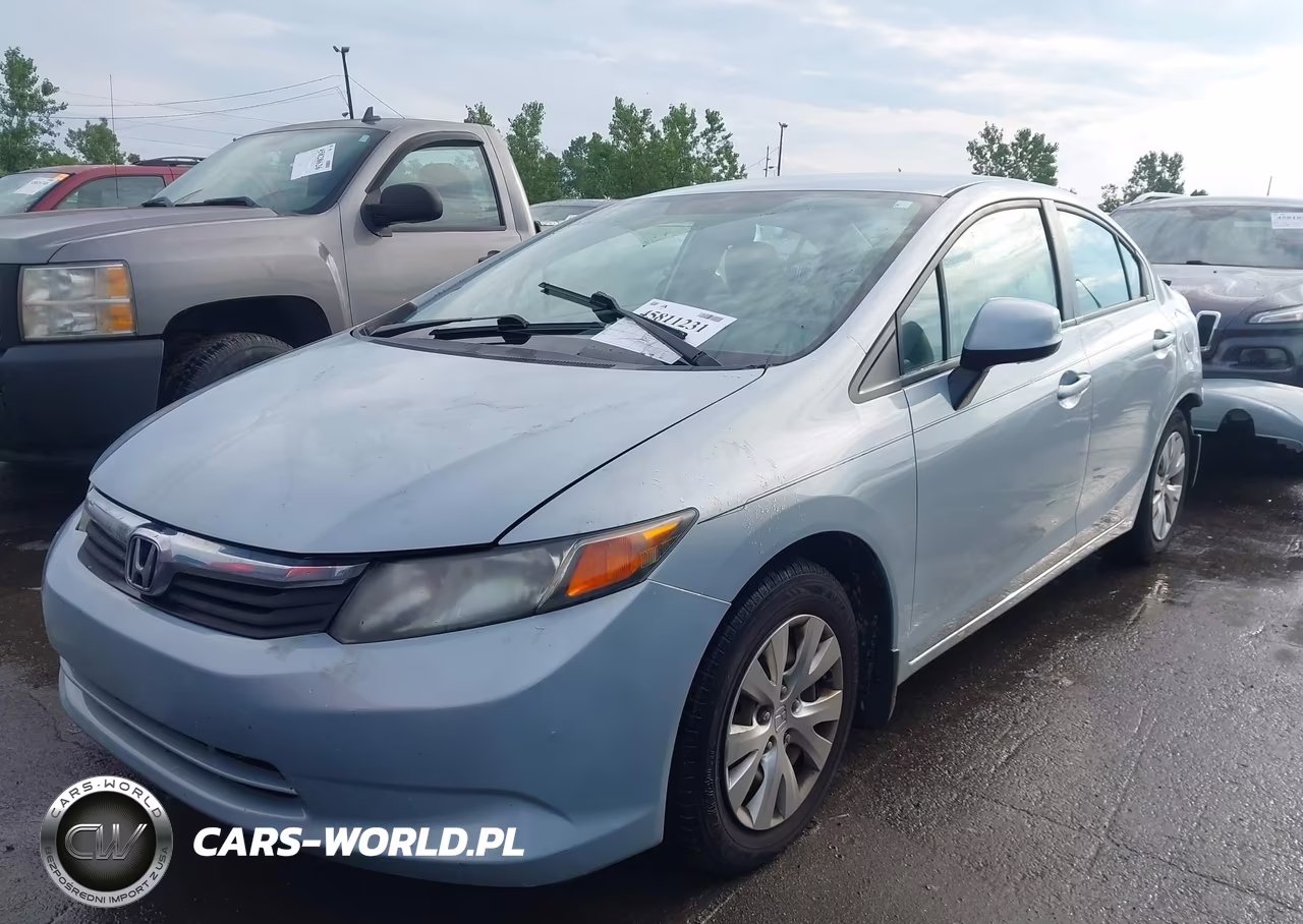 2012 Honda Civic Lx VIN:19XFB2F59CE007429 - 2