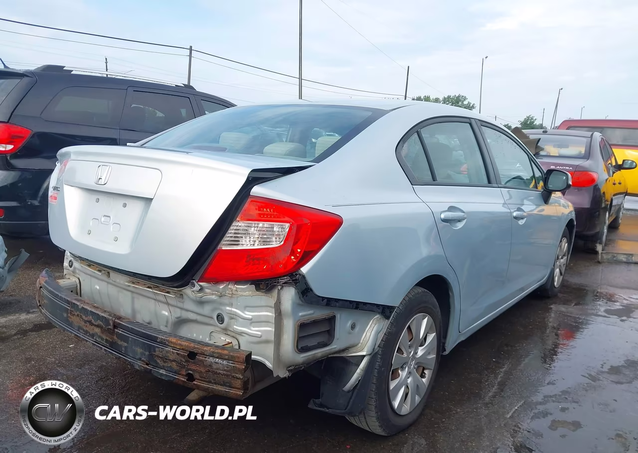 2012 Honda Civic Lx VIN:19XFB2F59CE007429 - 4