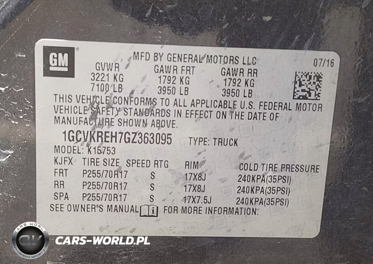 2016 Chevrolet Silverado 1500 Lt VIN:1GCVKREH7GZ363095 - 9